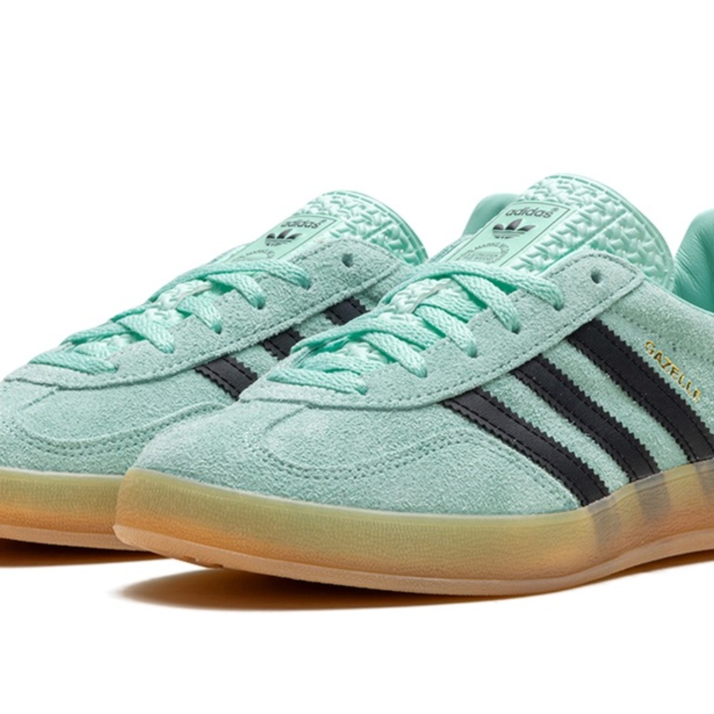 Adidas Gazelle Indoor 'Clear Mint’ Unisex Suede Sneakers